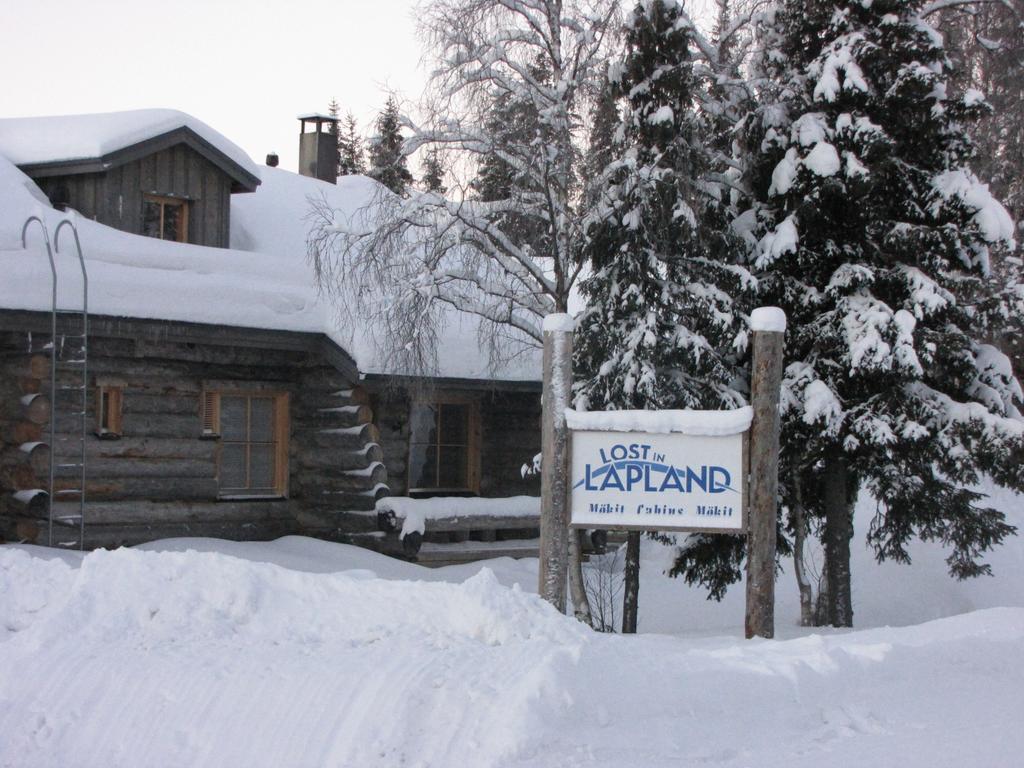 Lost Inn Cabins Akaslompolo Bagian luar foto